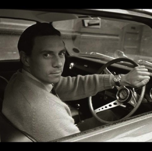 Jim au volant de la Cortina Lotus